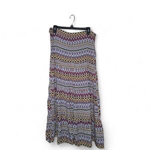 Rue21 Colorful Geometric Maxi Skirt